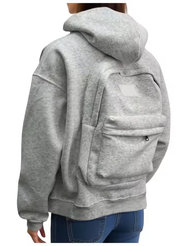 Hoodie with the backpack product image (1)