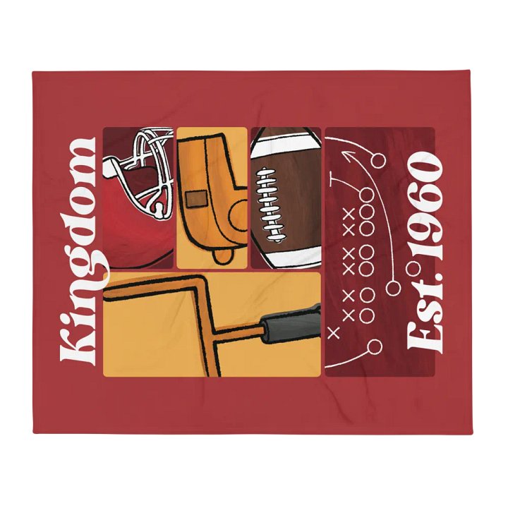 Football Kingdom Throw Blanket product image (2)
