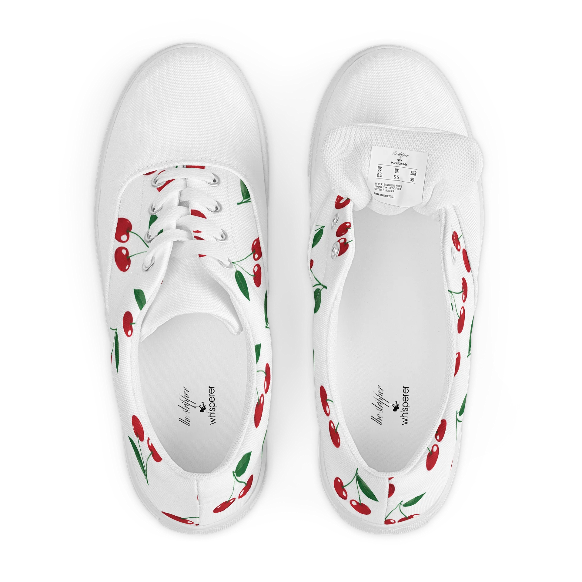 womens cherry canvas shoes product image (4)
