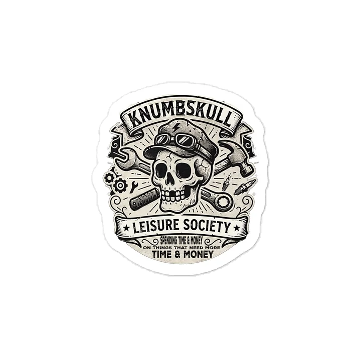 Knumbskull Leisure Society Decal Sticker product image (1)
