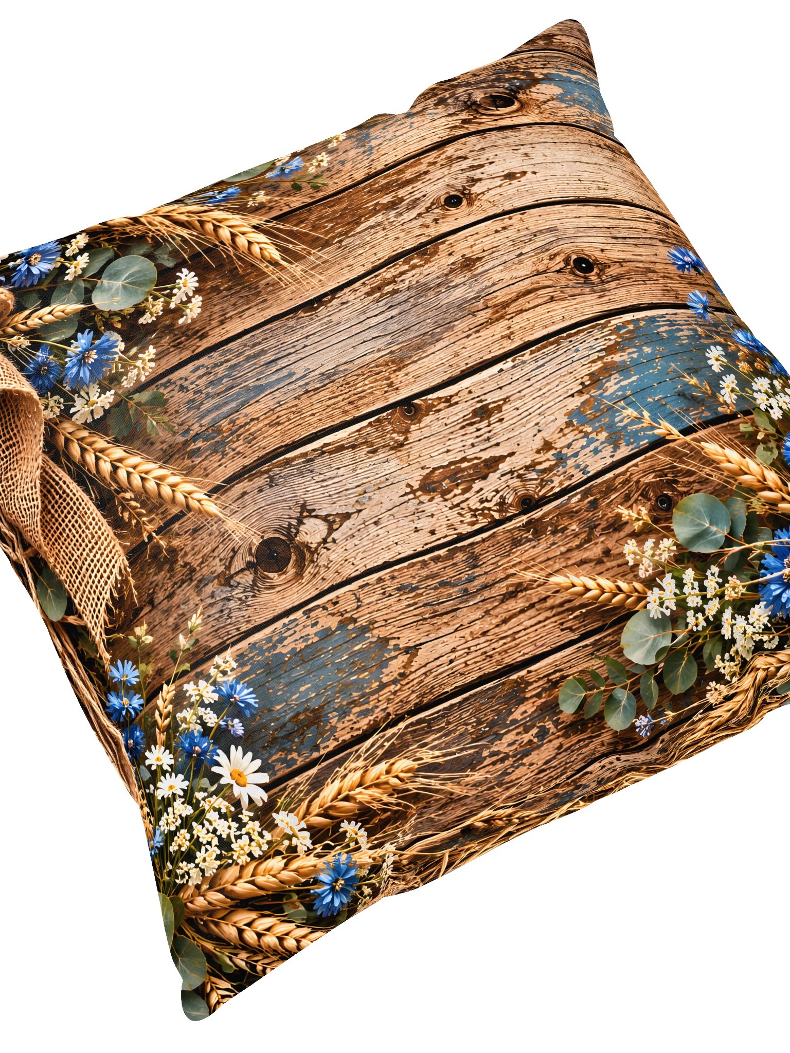 Country Hearts — Cow & Calf Rustic Farmhouse Cushion product image (4)