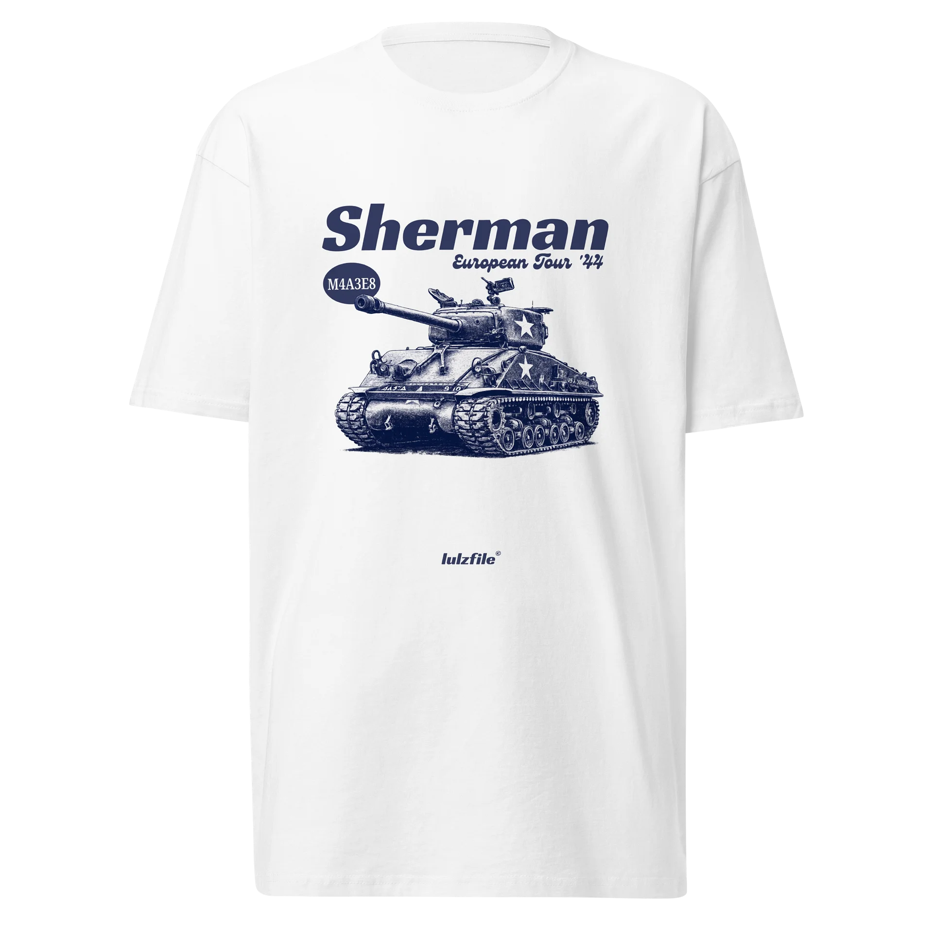 SHERMAN: The '44 European Tour – Heavyweight Garment-Dye Tee product image (1)