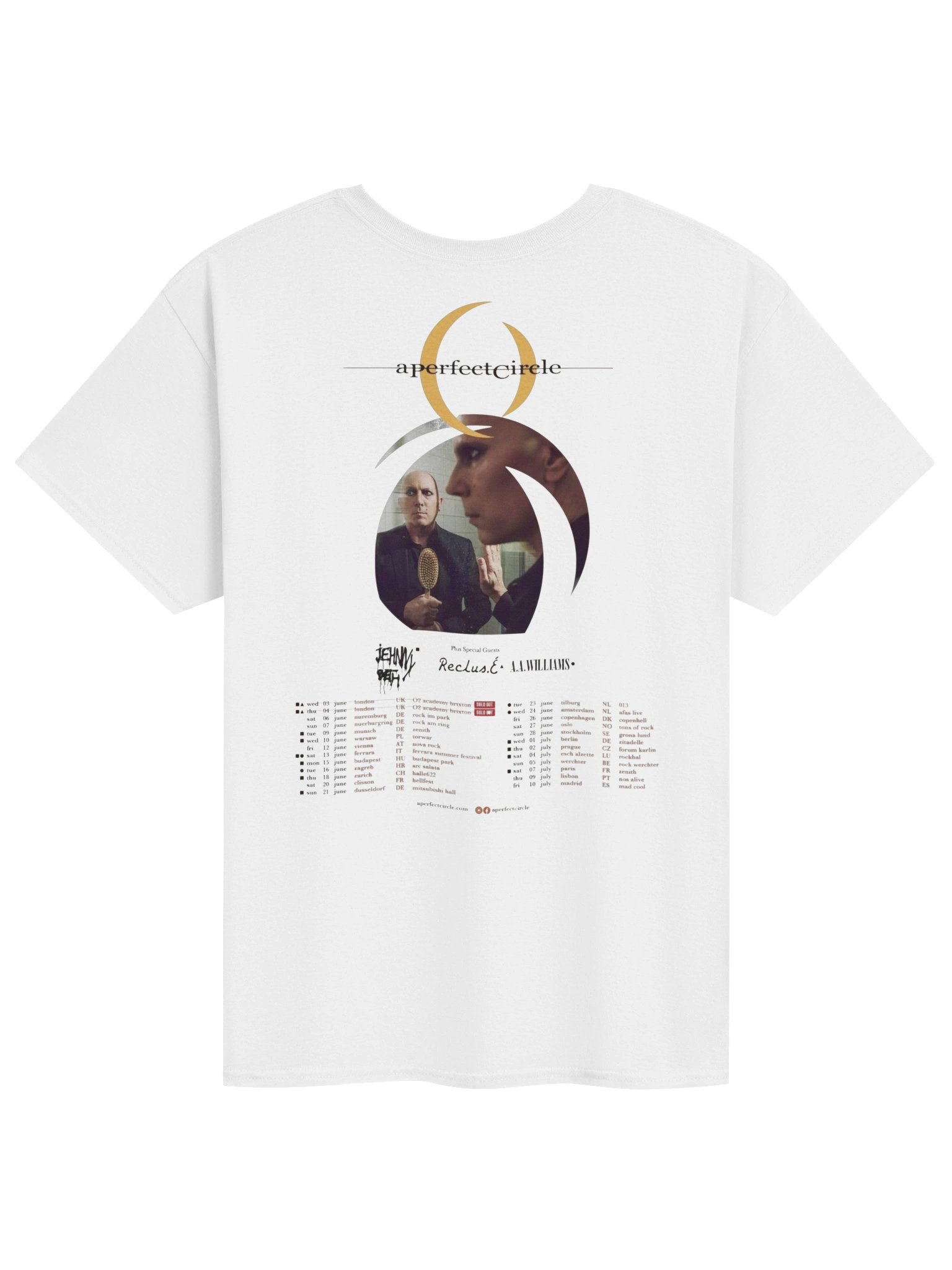 A Perfect Circle Tour 2026 Merch Tshirt product image (2)