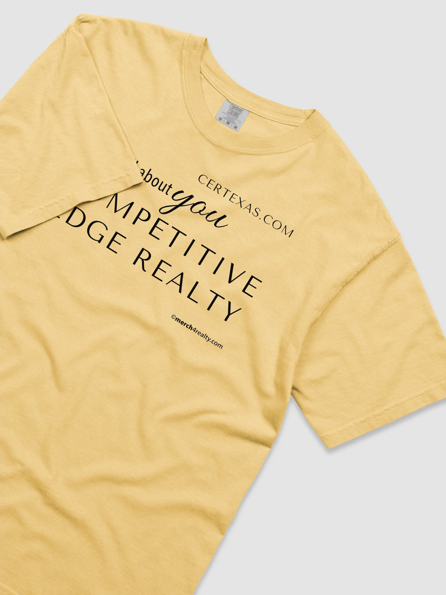 CERTEXAS Invisible Comfort: Garment-Dyed T-Shirt product image (3)