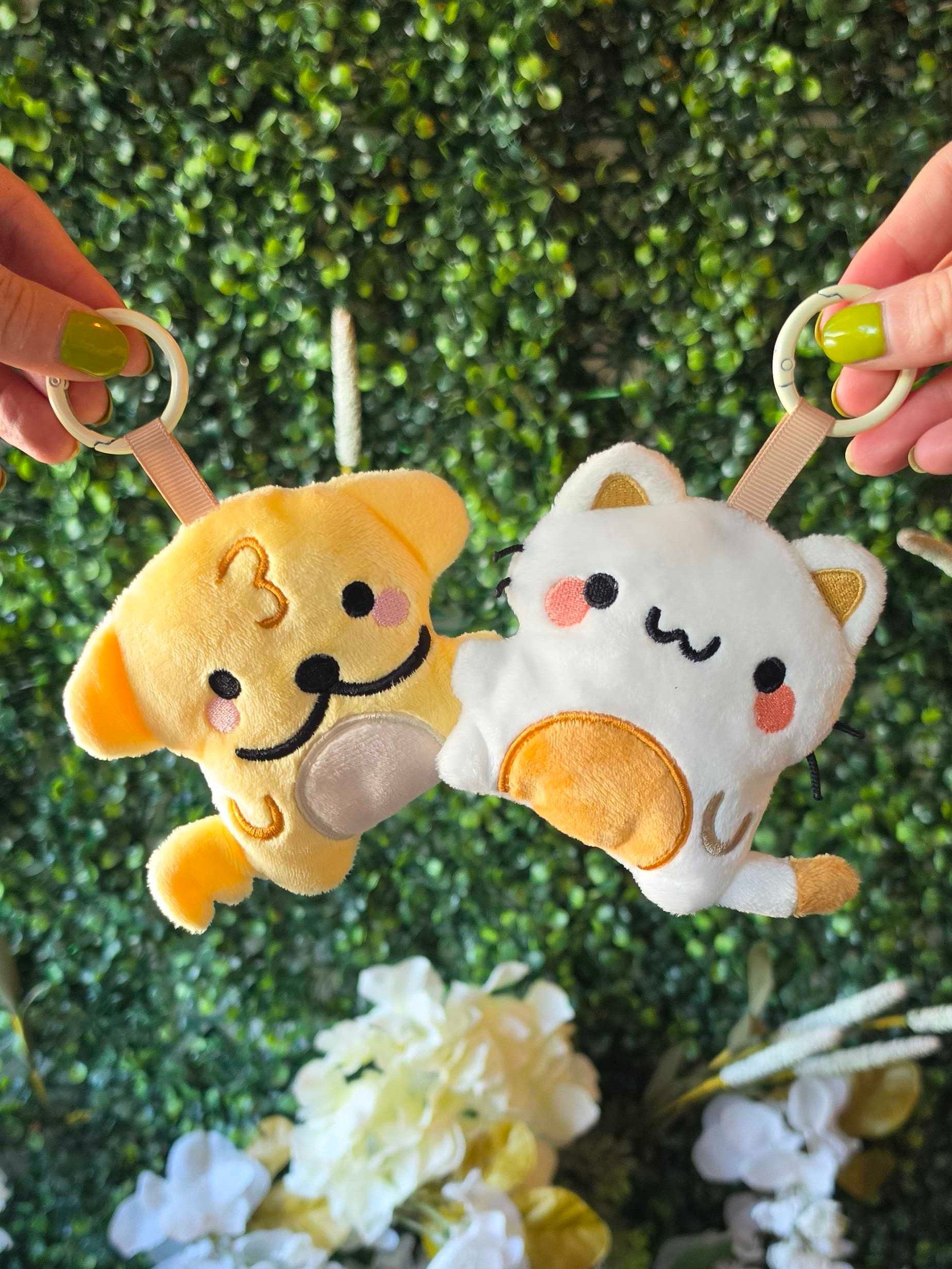 Suni & Luna Silly Matching Plushie Pendants (PRE-ORDER) product image (8)