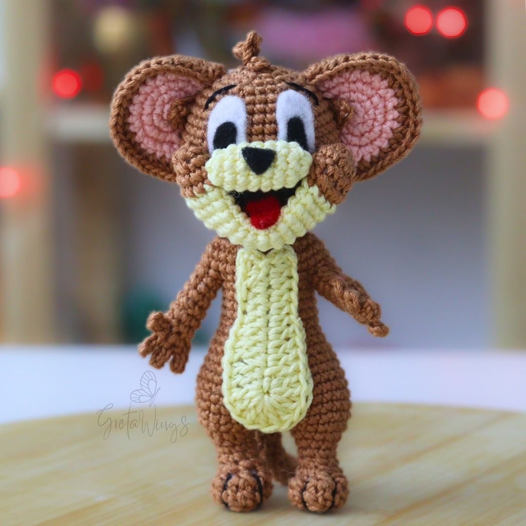 Patrones de ganchillo combinados: Amigurumis de Tom y Jerry (Conjunto de 2 patrones) product image (3)
