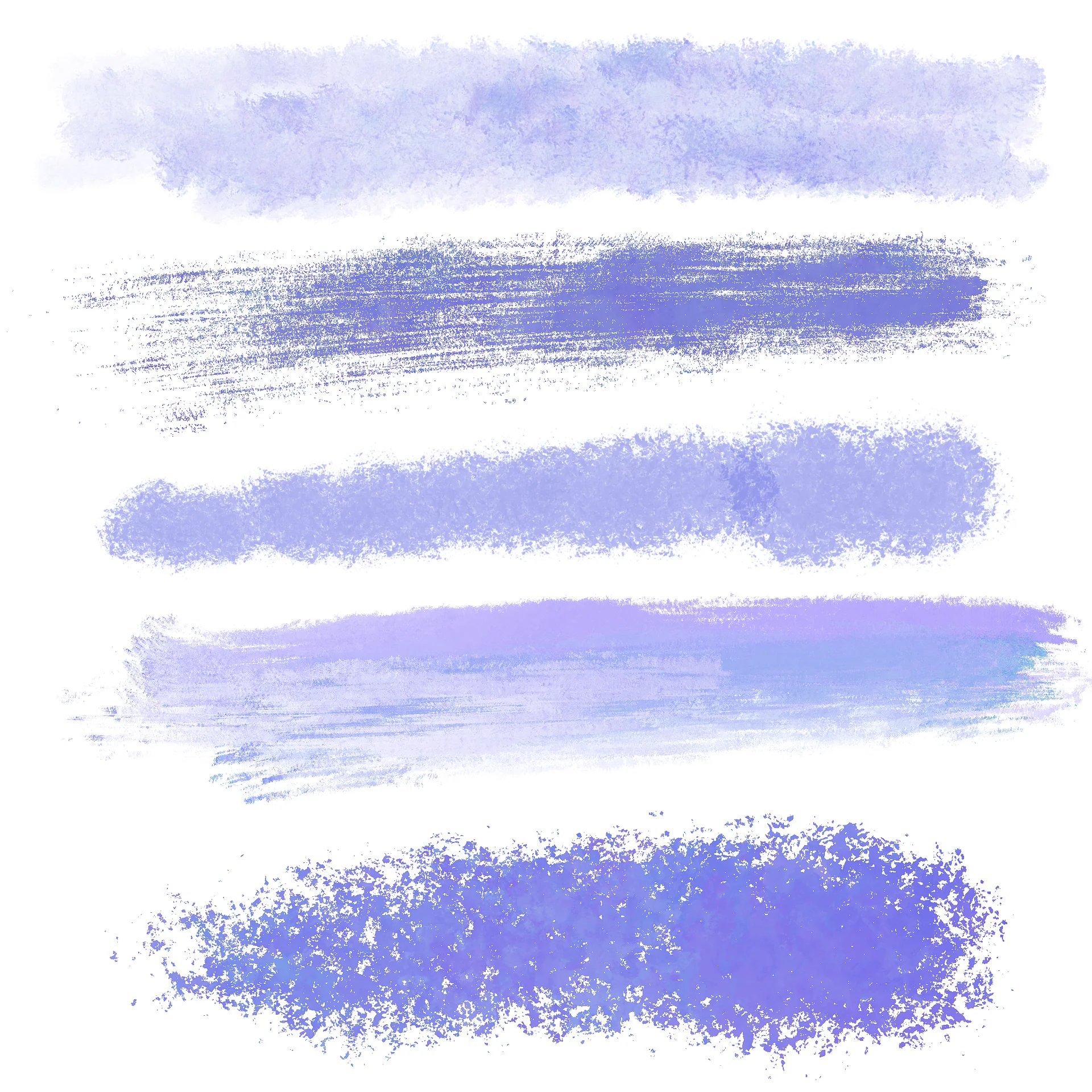 94pk Experimental Paint Brushes for Procreate product image (7)