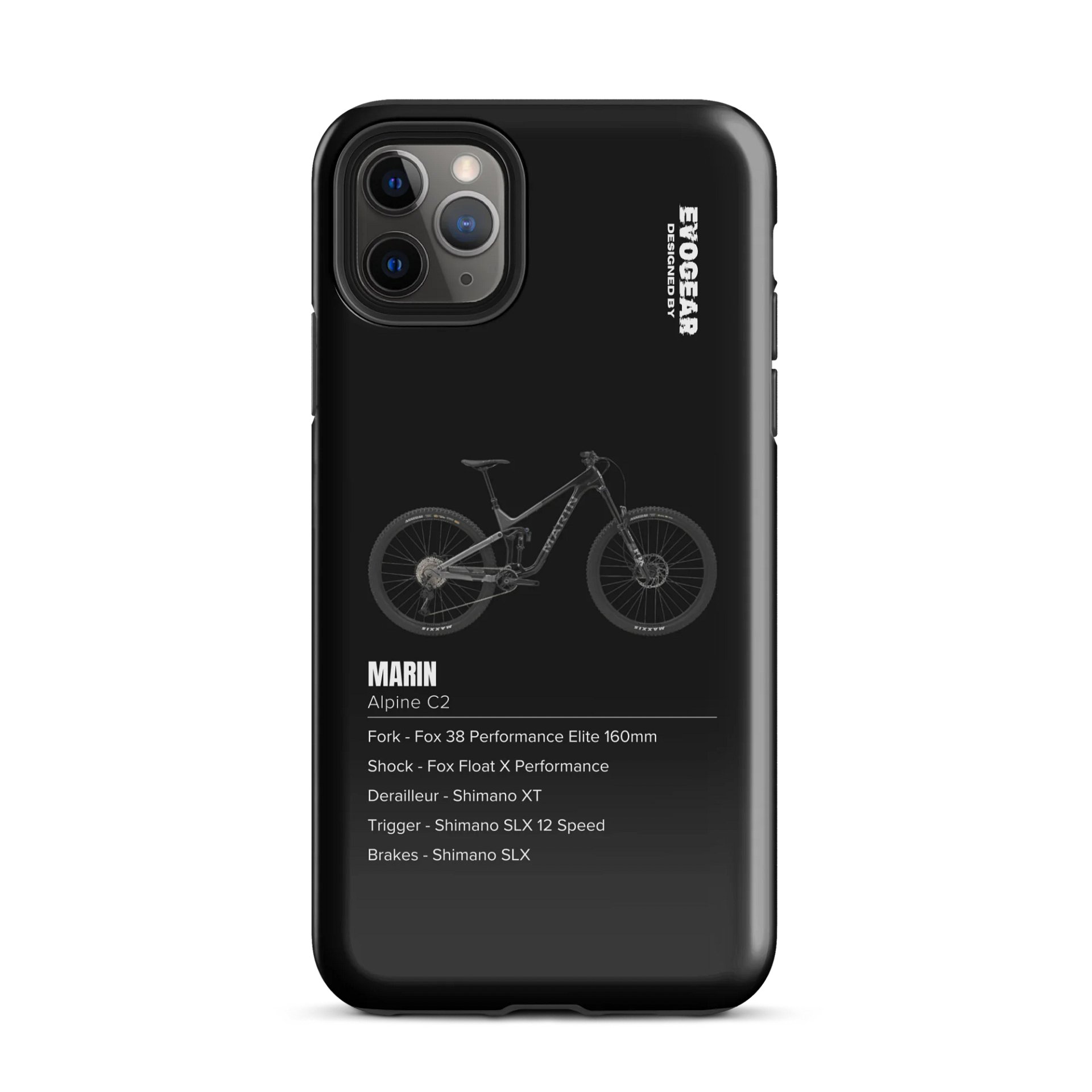 Black MARIN Alpine C2 iPhone Case product image (51)