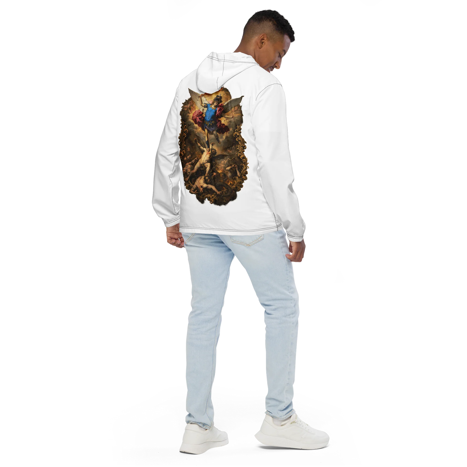 Guardian Angel All-Over Print Windbreaker product image (1)