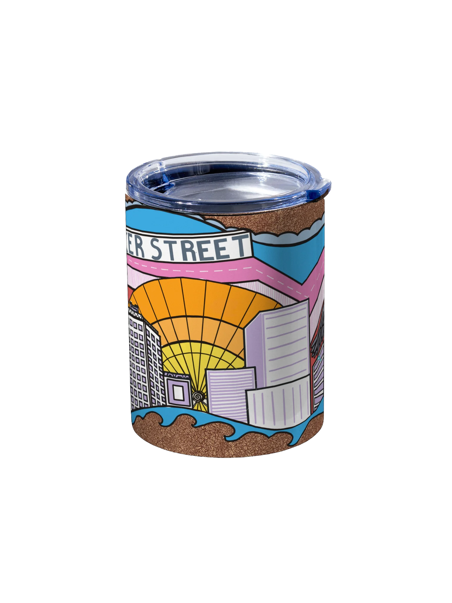 Brighton Cityscape Sunset Stainless Steel Tumbler product image (2)