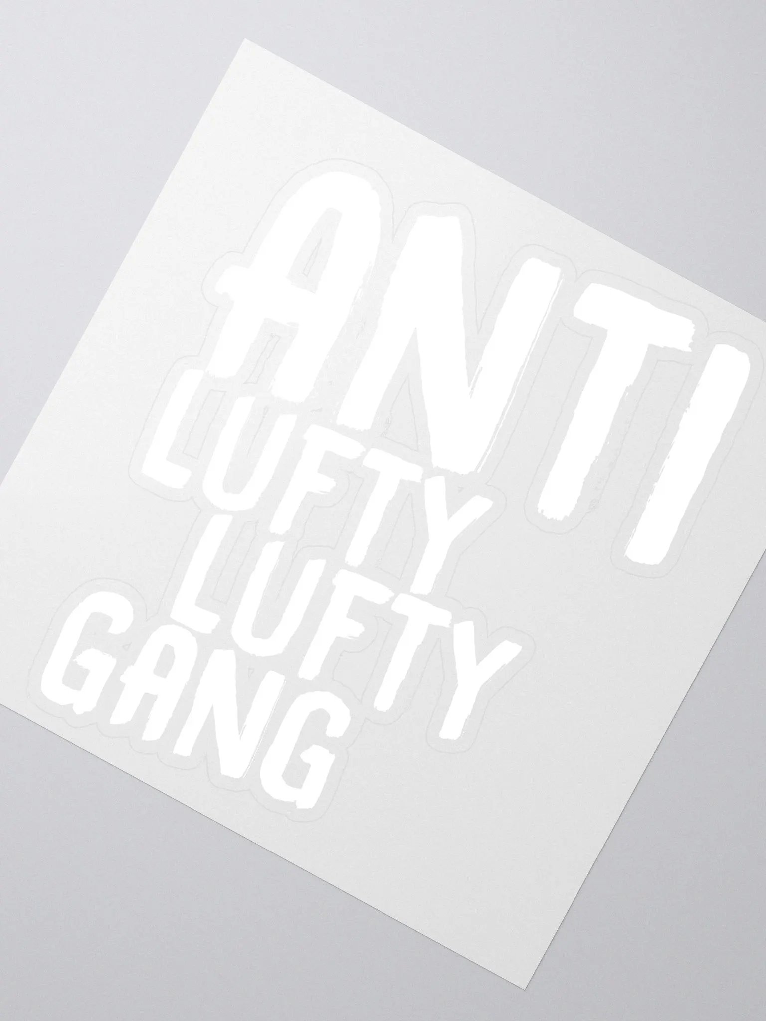 Anti Lufty Lufty Gang Stickers (White) product image (2)