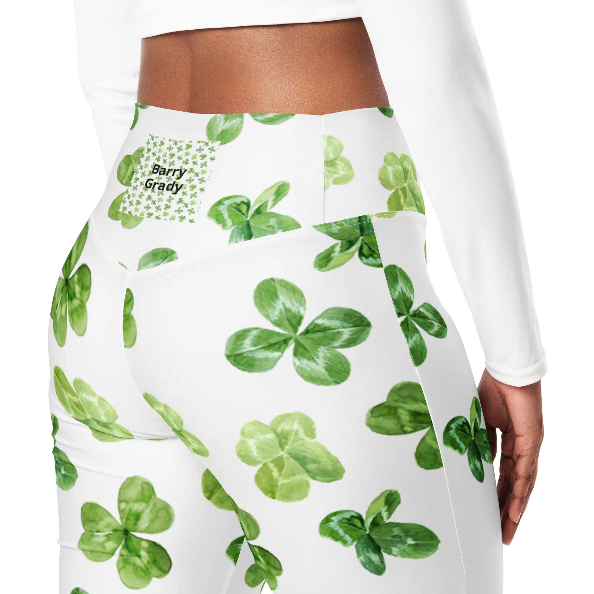Barry Grady 'Lucky Clover' Flare Leggings product image (5)