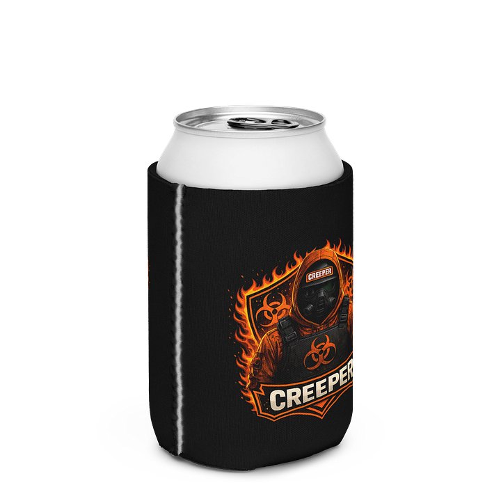 🔥 Creeper Biohazard Can Cooler | Official Stream Community Koozie product image (2)
