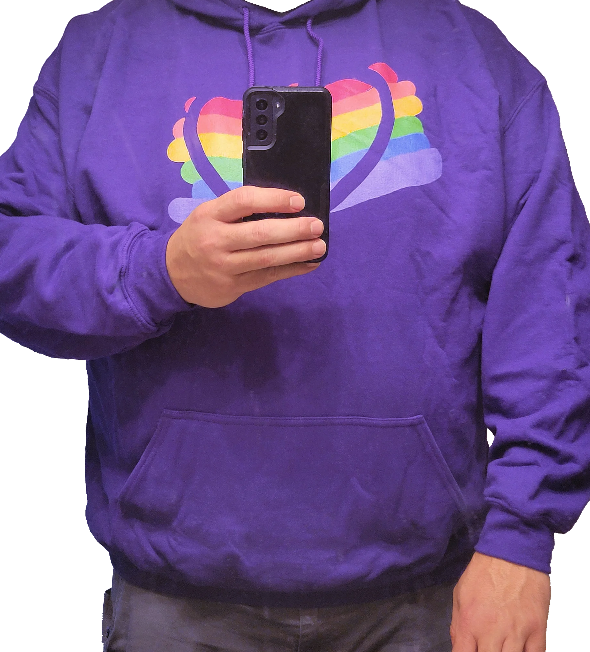 Rainbow Heart Hoodie product image (3)