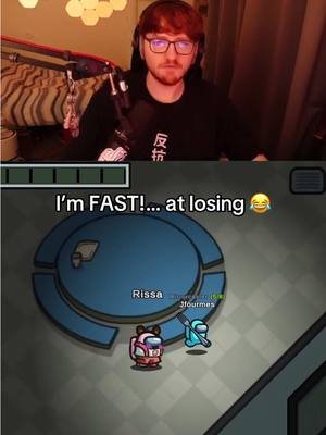 I’m FAST!… at losing 😂 #amongus #amongusgame 