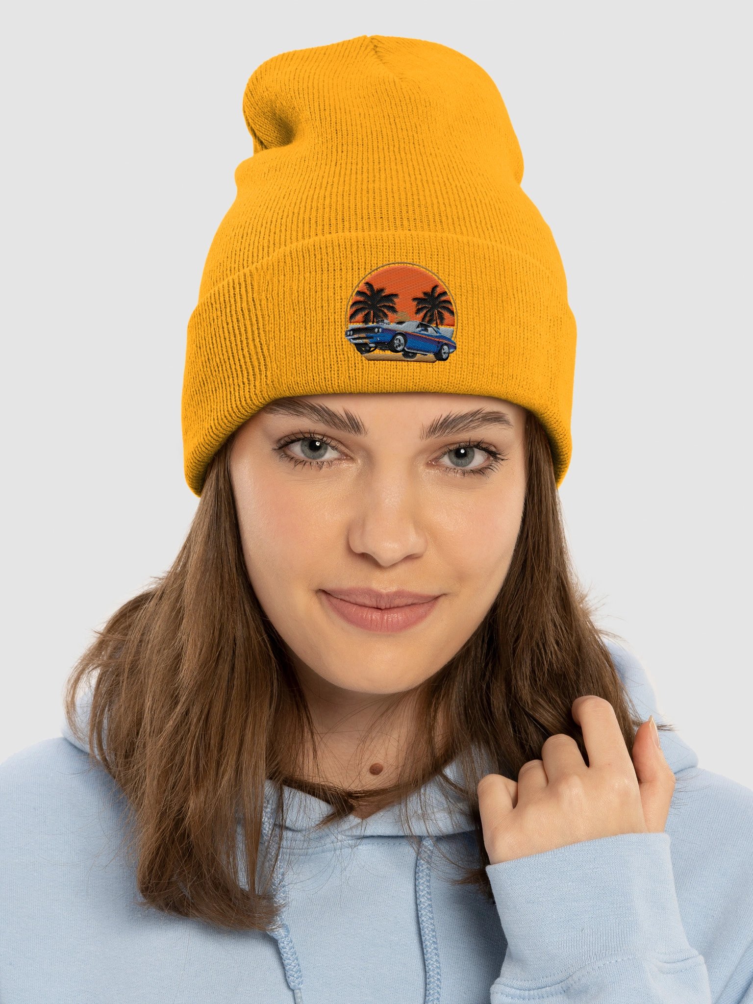 Gold Muscle Car Beanie product image (3)