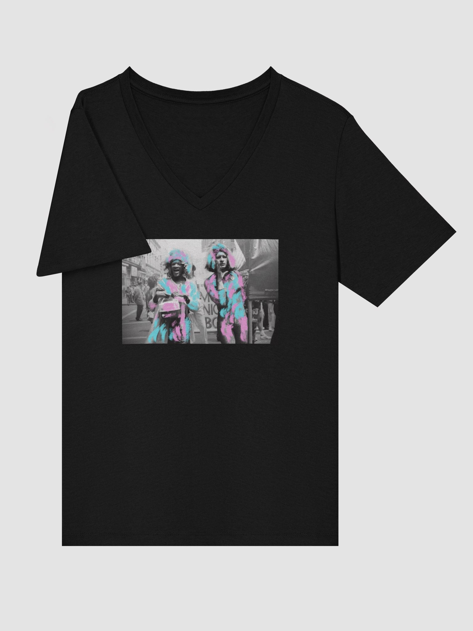 Marsha & Sylvia Relaxed V-Neck Tee product image (30)