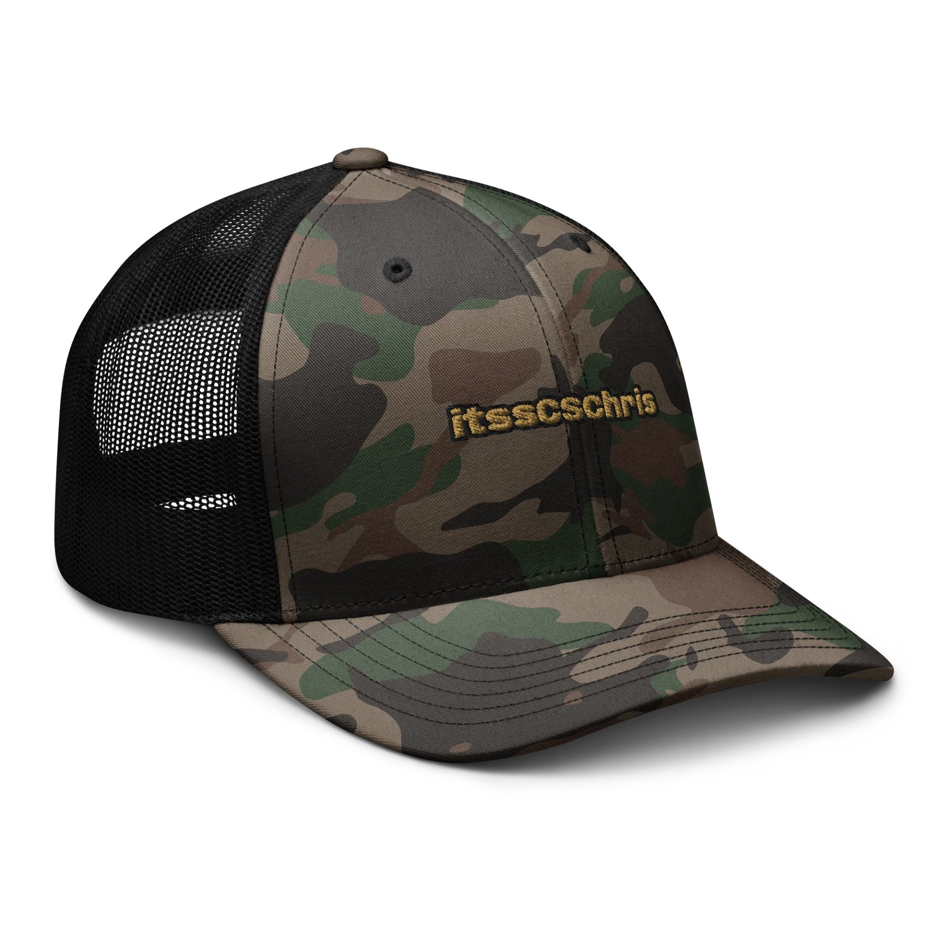 itssCSChris Camouflage Trucker Hat product image (6)