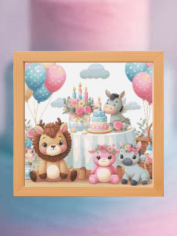 Bear-y Special Baby Shower Cross Stitch Pattern product image (1)