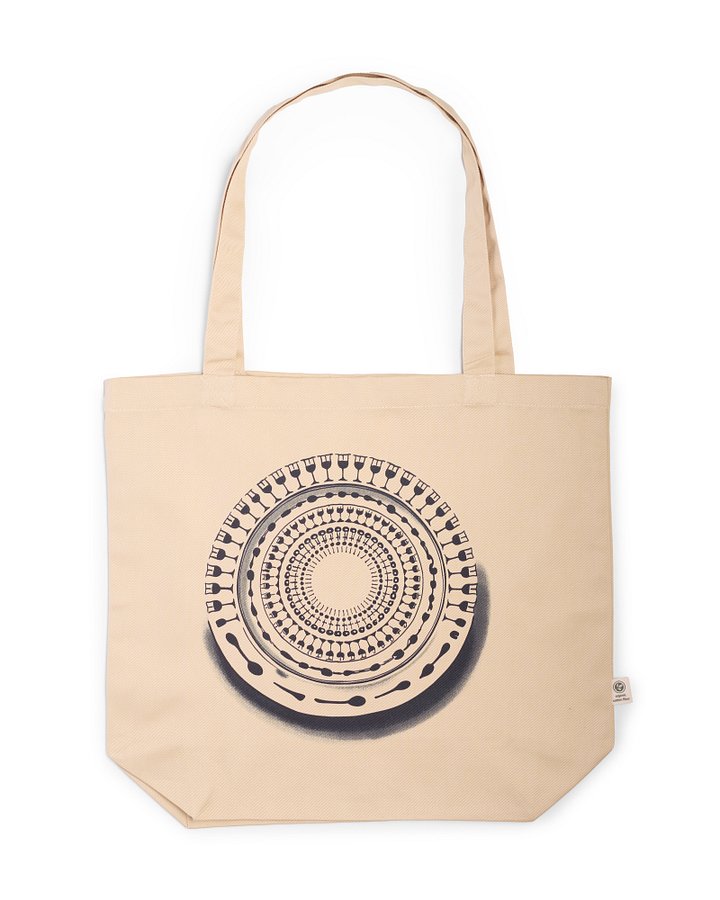 Tableware Spiral Tote Bag product image (1)