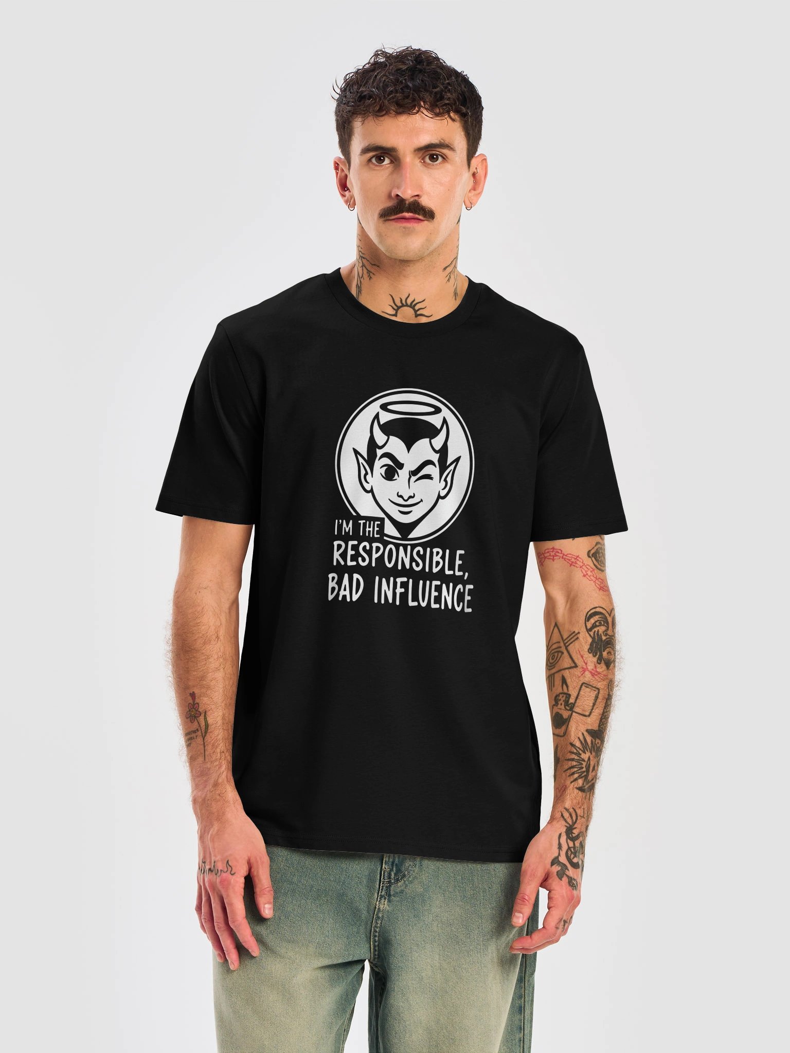 I'm The Responsible Bad Influencer Novelty T-Shirt product image (5)