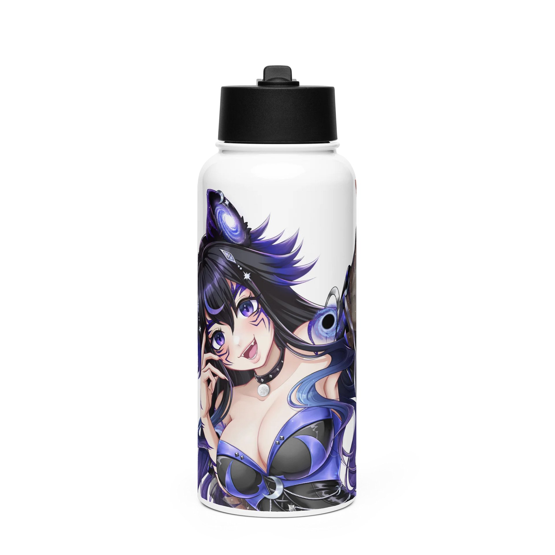 Moona Selfie Stainless Steel Water Bottle with a Straw Lid product image (1)