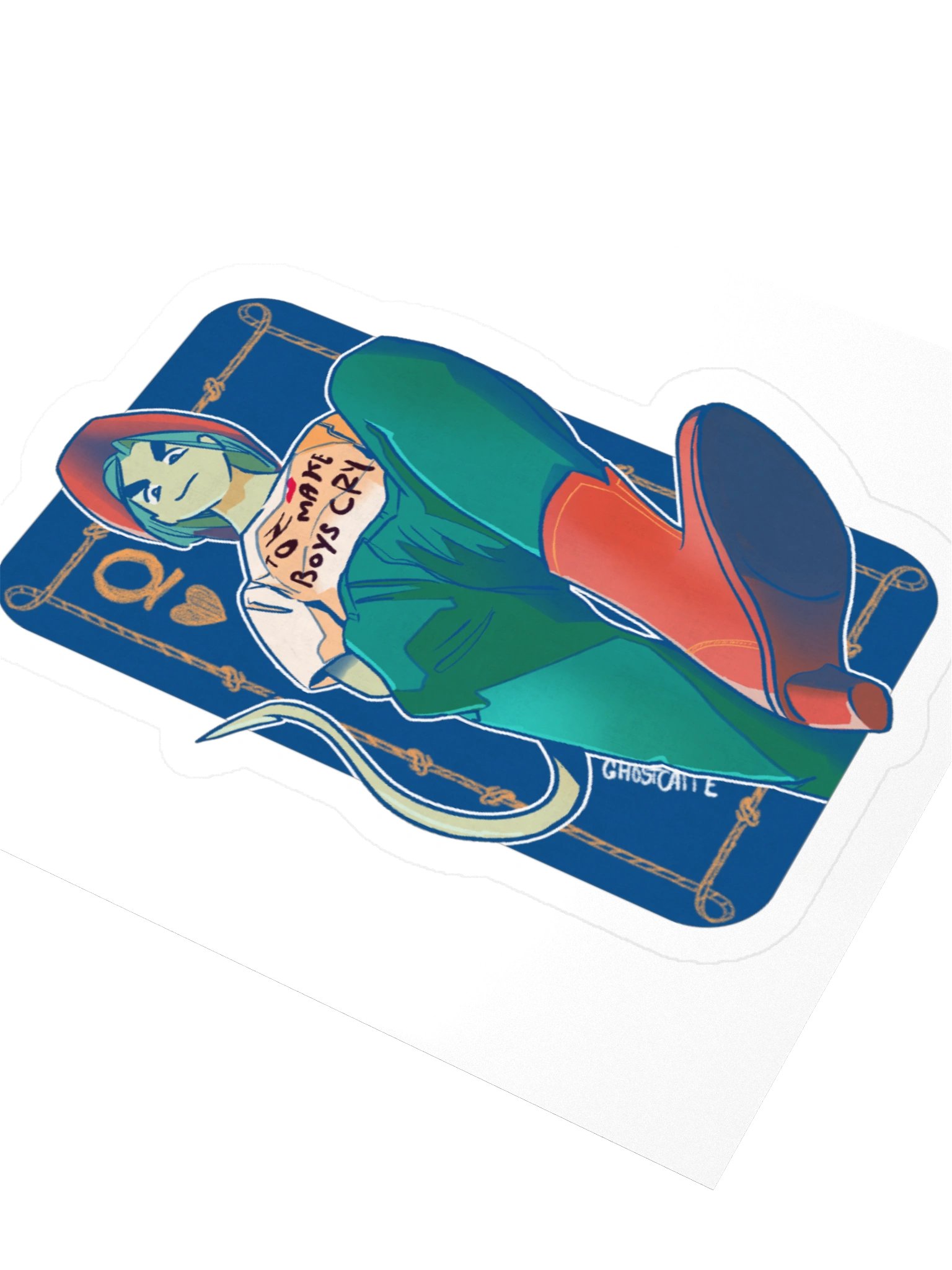 Jane "I Love To Make Boys Cry" Sticker product image (3)