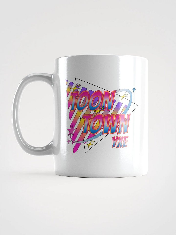 Toon Town Yxe Triangle White Glossy Mug product image (1)