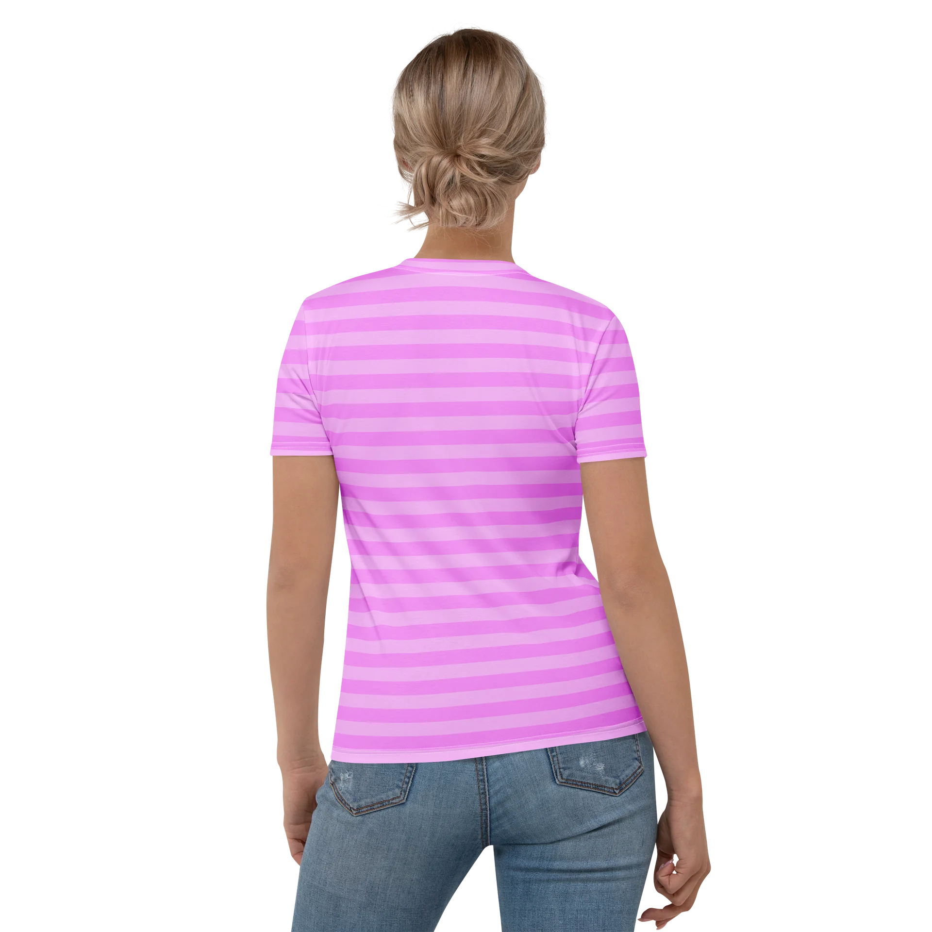 Pink Stripped Lips Designer Tee product image (2)