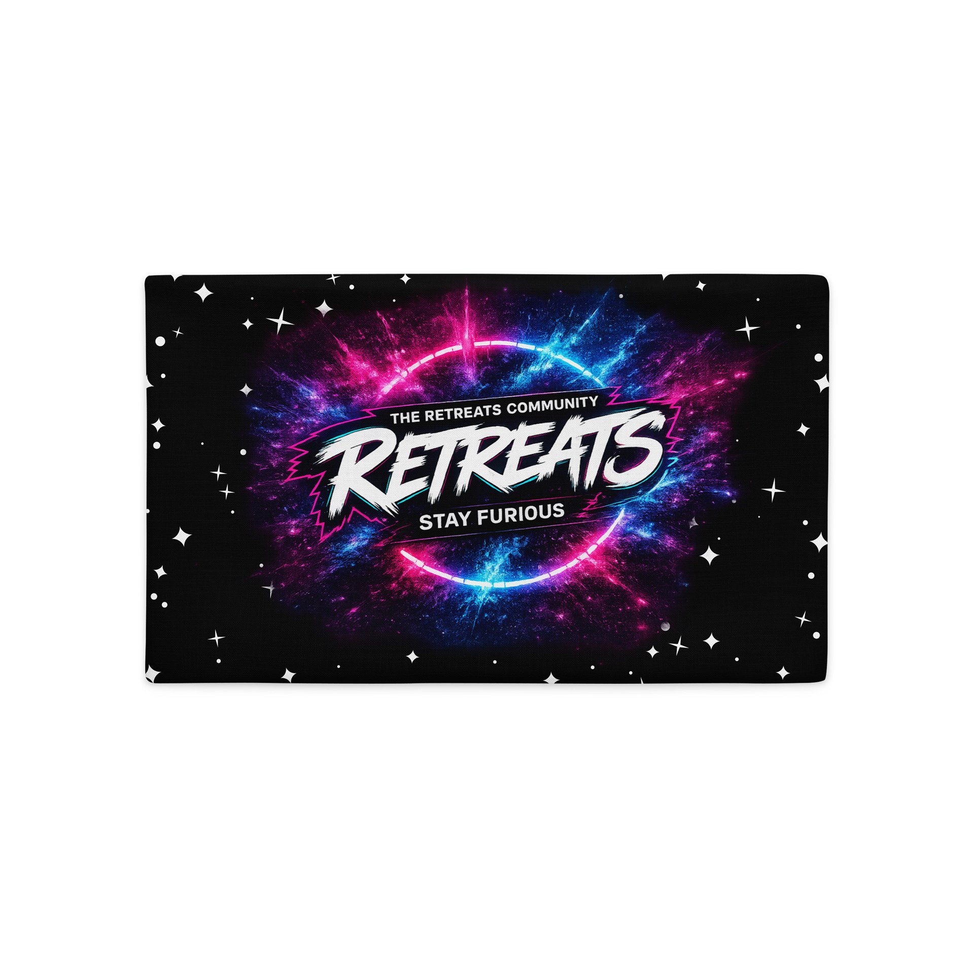 Neon Retreats Community Pillow Case product image (2)