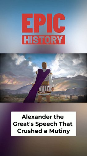 324 BC: Alexander the Great orders his men home after the Indus campaign.
He reminds them how he turned allies into rulers fr...