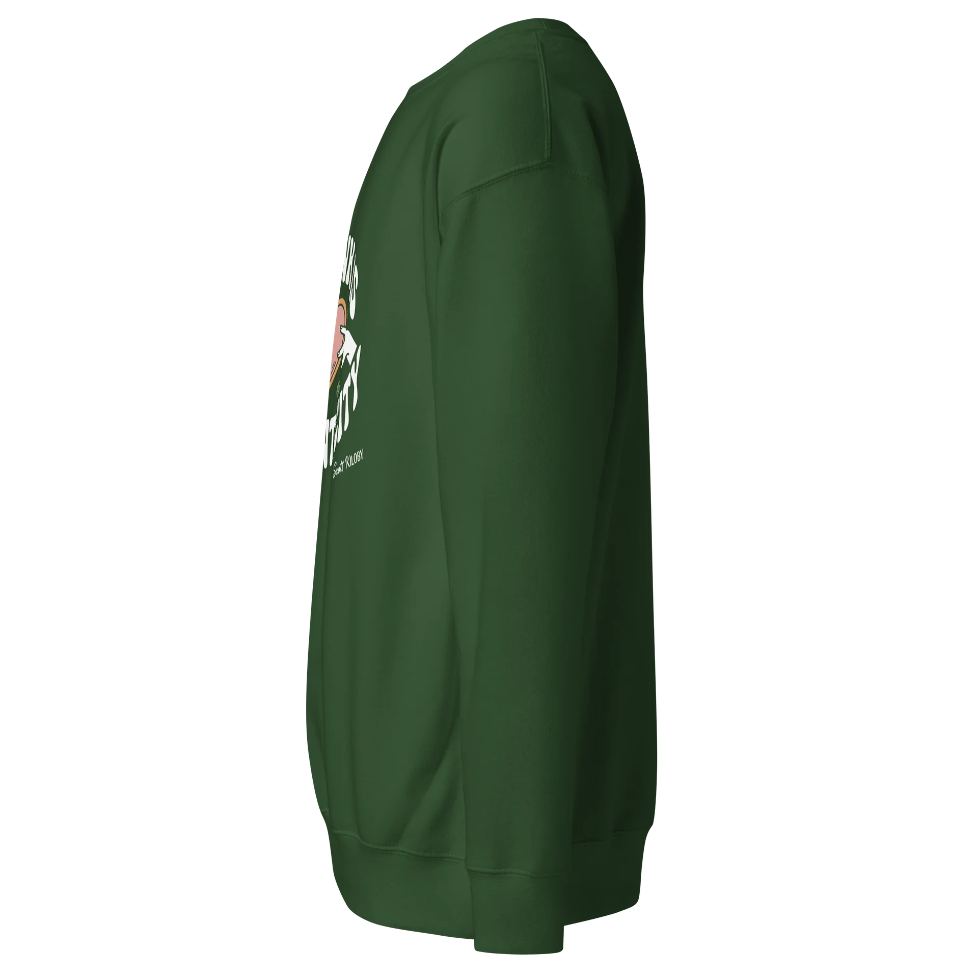 “My Kink Is Authenticity” Forest Green Sweatshirt product image (2)