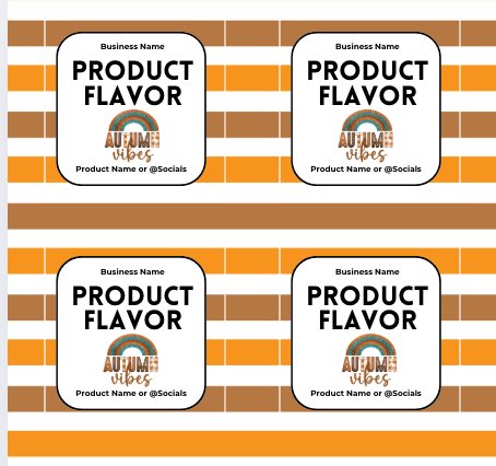 Autumn Joy Label Template Bundle product image (6)