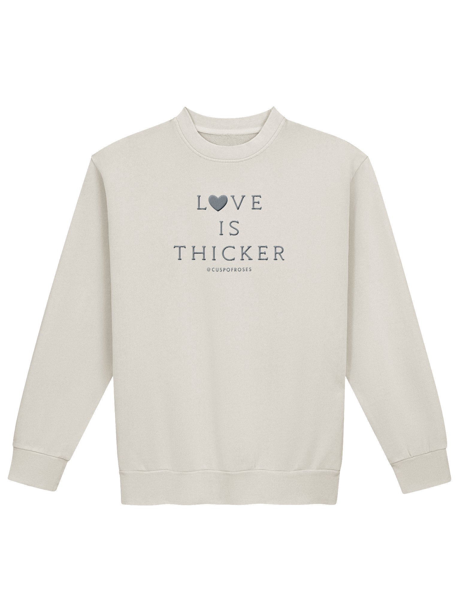 l.i.t. grey embroidered sweatie product image (1)