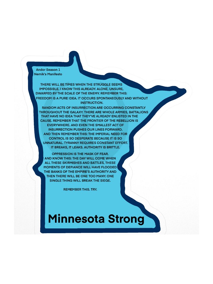 Minnesota Strong Sticker product image (1)
