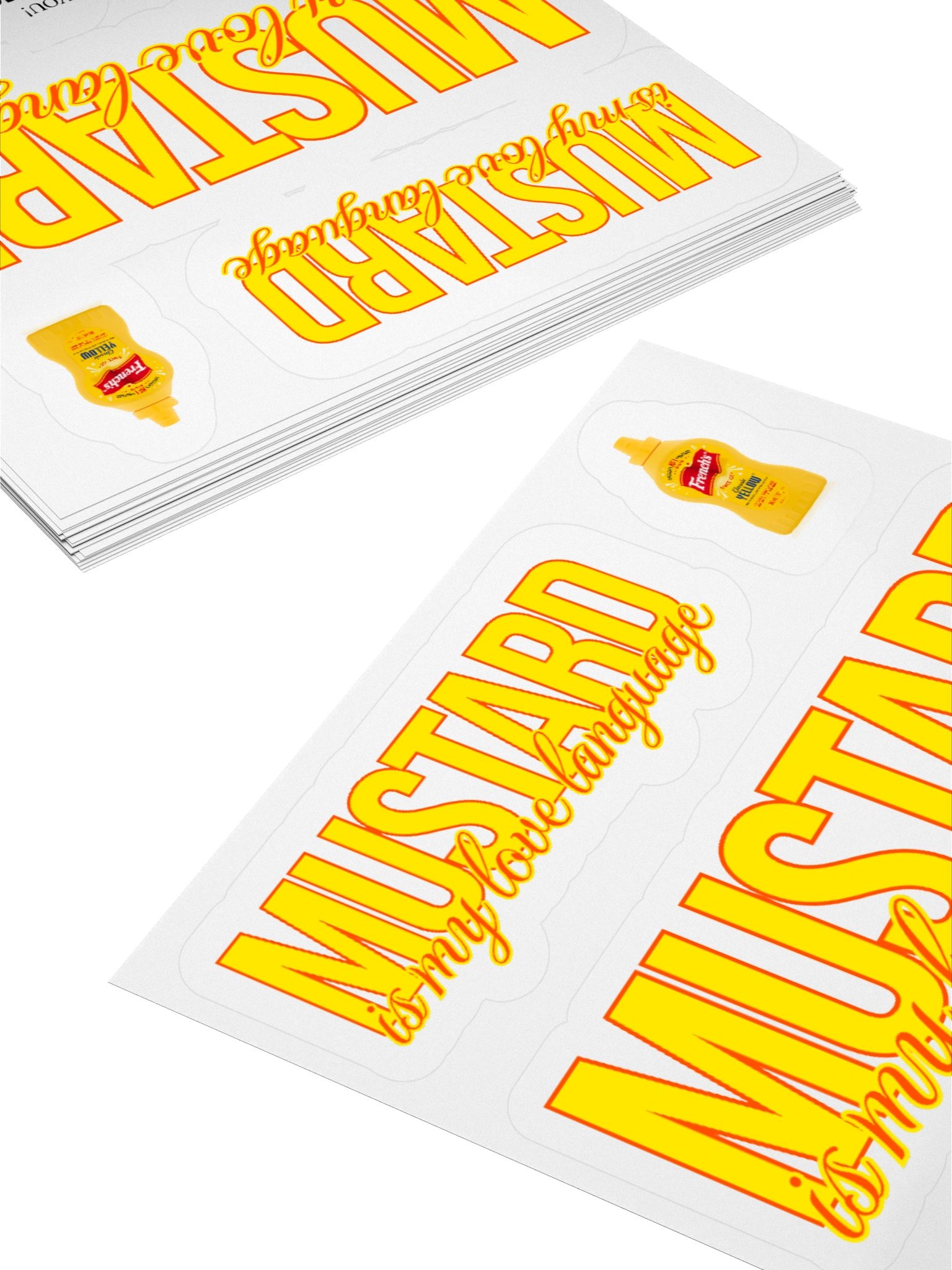 [MODIFIED] Mustard Sticker Set product image (10)