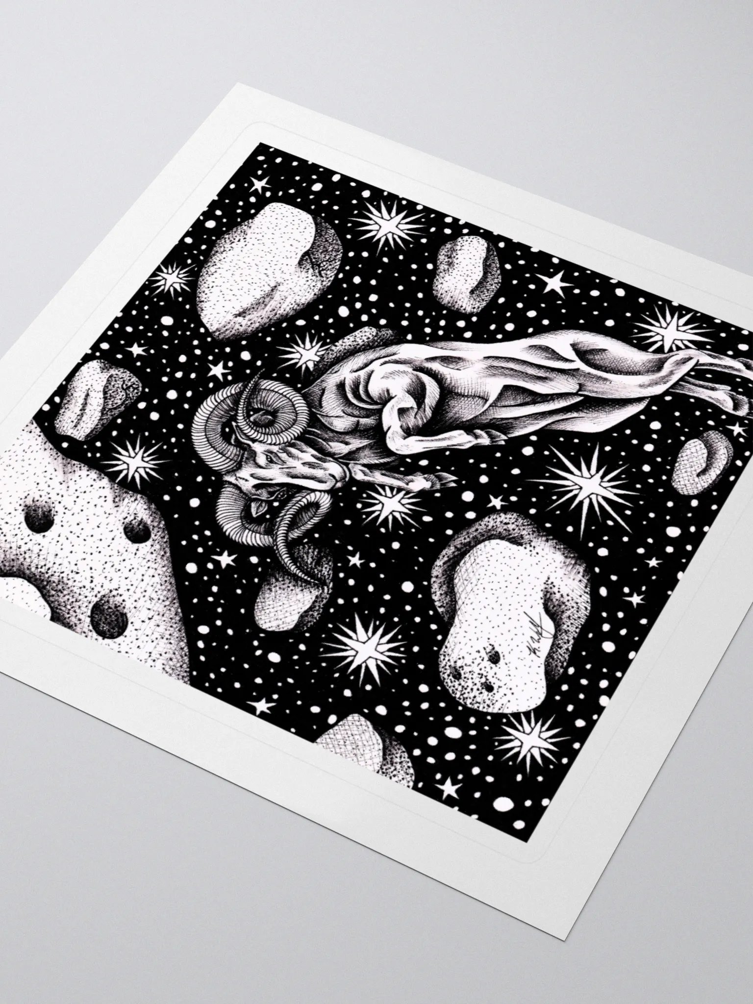 Aries Zodiac Kiss Cut Stickers product image (3)