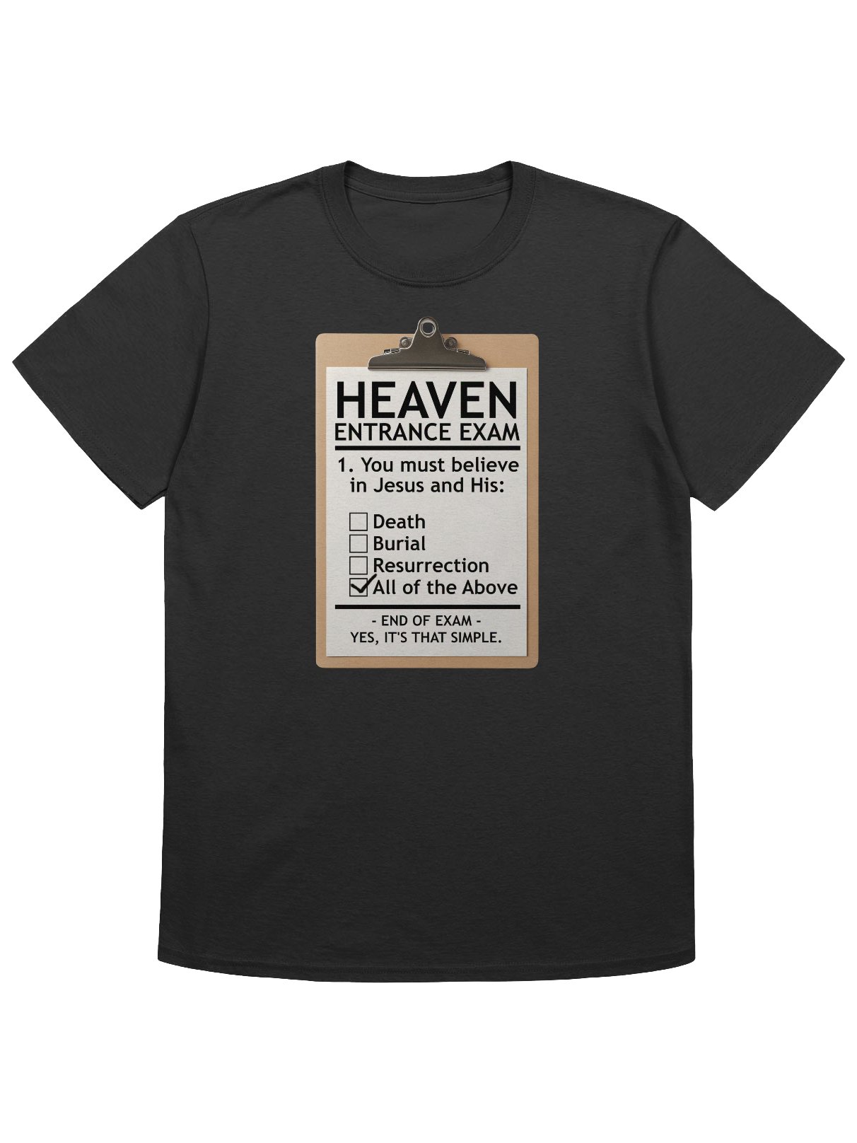 Heaven Entrance Exam T-Shirt product image (1)