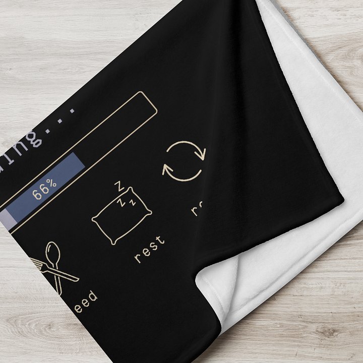 Recovery Mode Loading Blanket | Chronic Illness Recovery & Spoonie Throw product image (2)