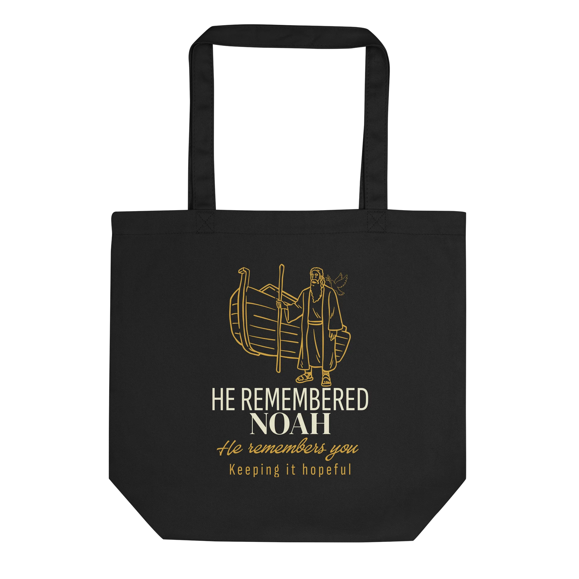 But God Remembered Everyday Organic Cotton Tote product image (1)