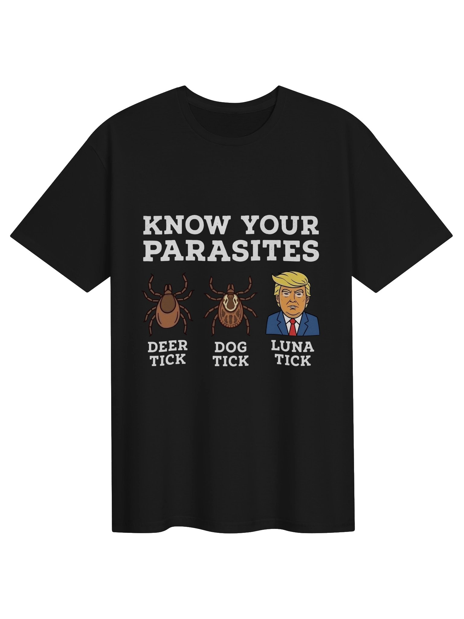 Know Your Parasites Funny Political T-Shirt - Sarcastic Humor Unisex Tee product image (2)