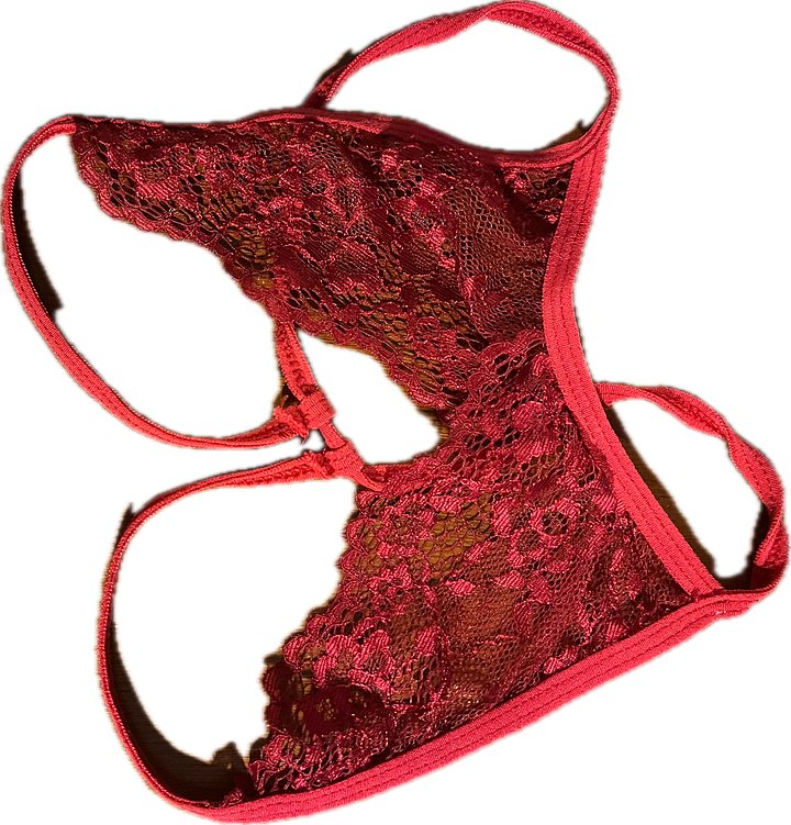 open crotch dark red thong panties product image (1)