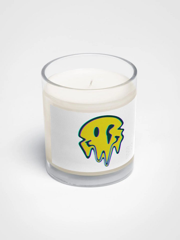 Neon Melting Skull Soy Wax Candle product image (2)