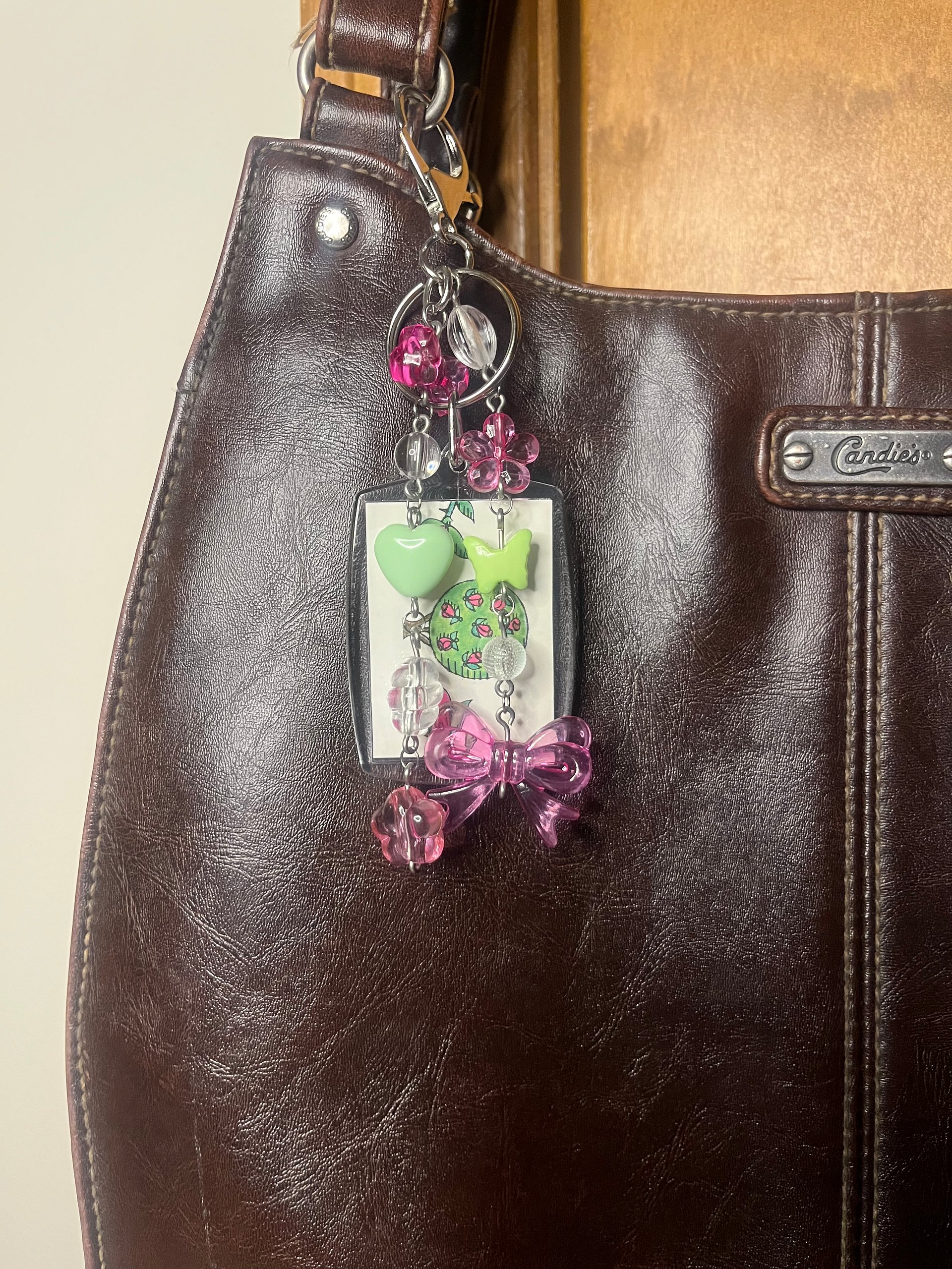 Twin Roses Deluxe Bag Charm product image (5)
