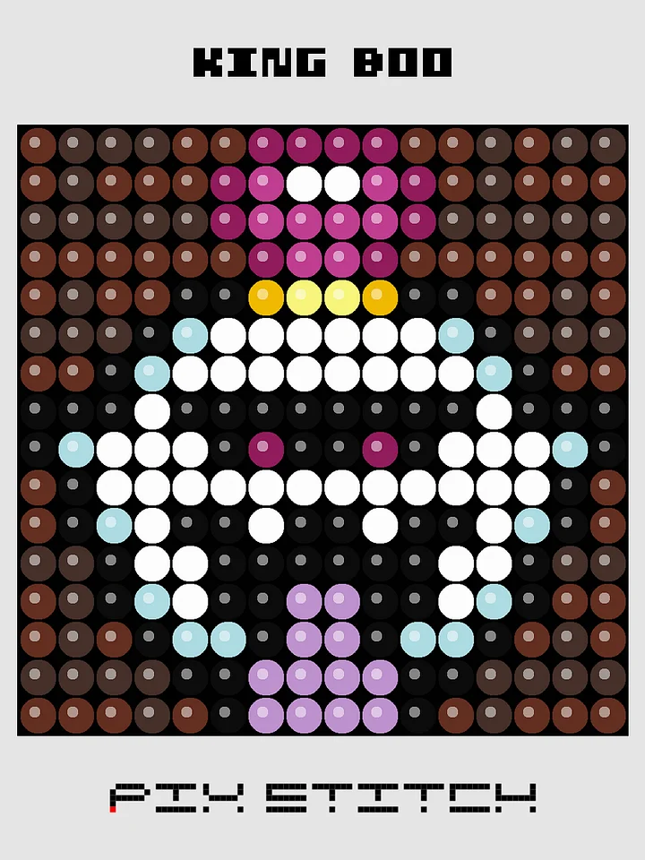 King Boo Pixel Art product image (1)