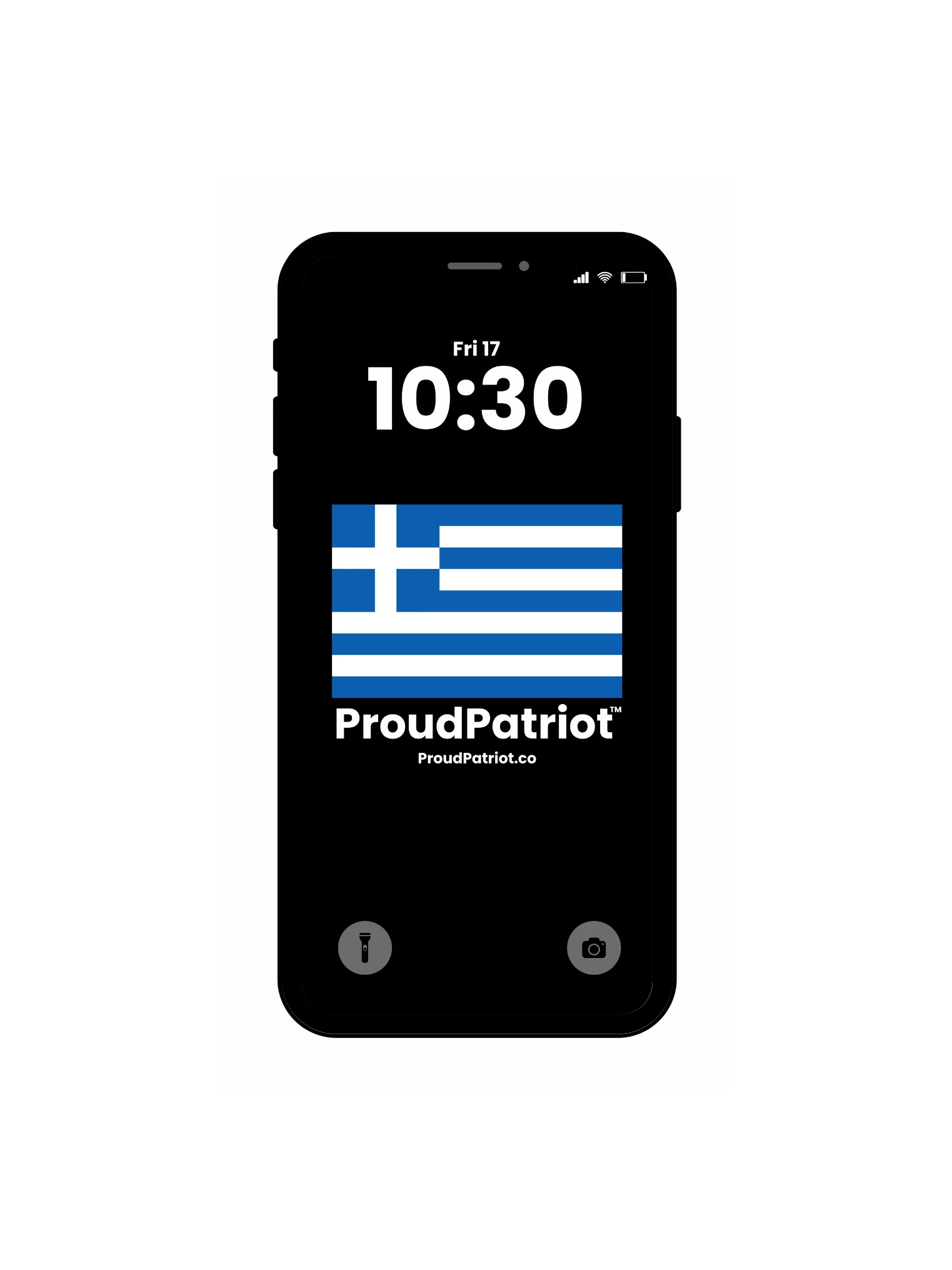 Greece Proud Screensaver Dark Mode product image (1)
