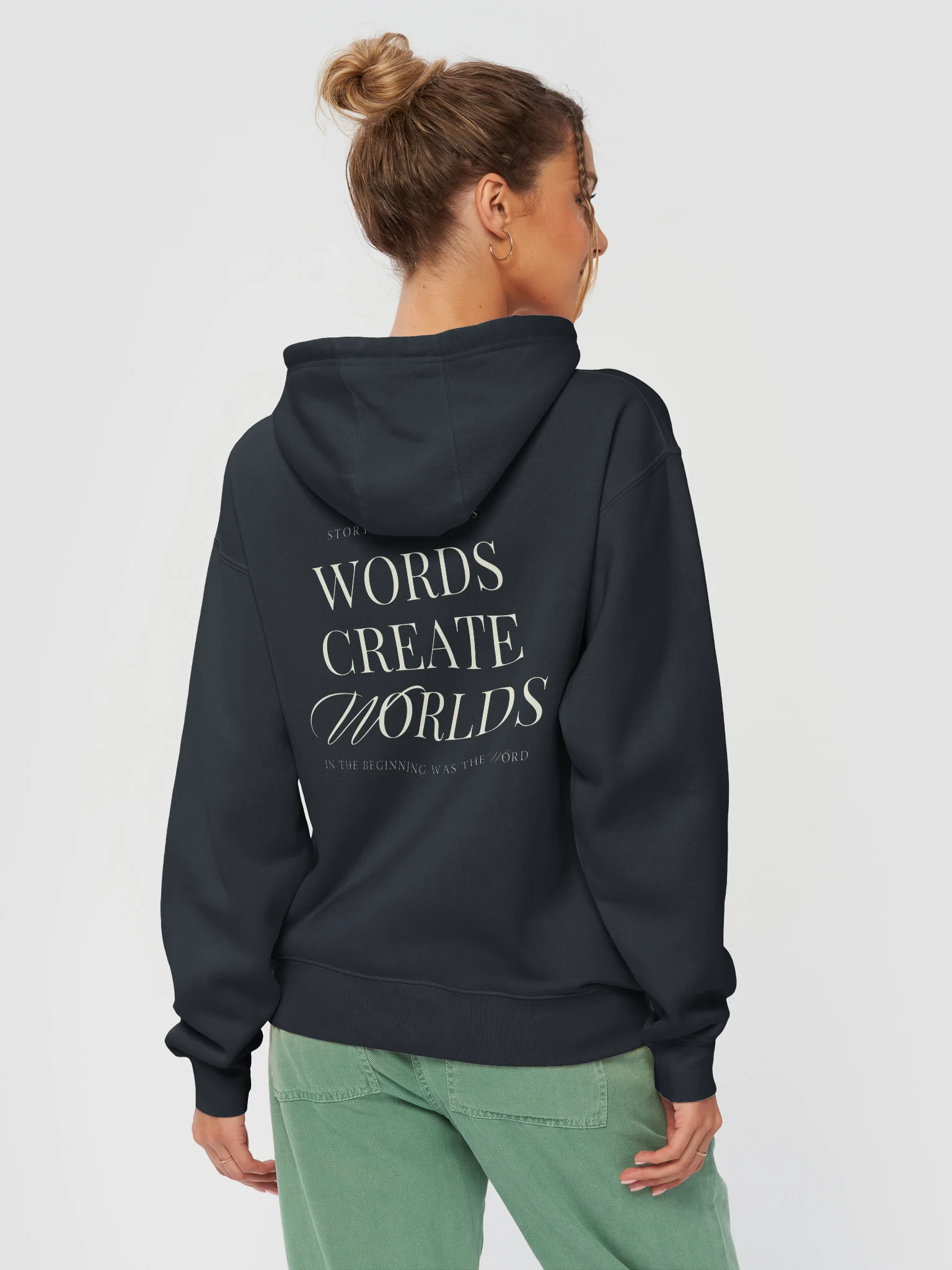 Words Create Worlds Hoodie product image (14)