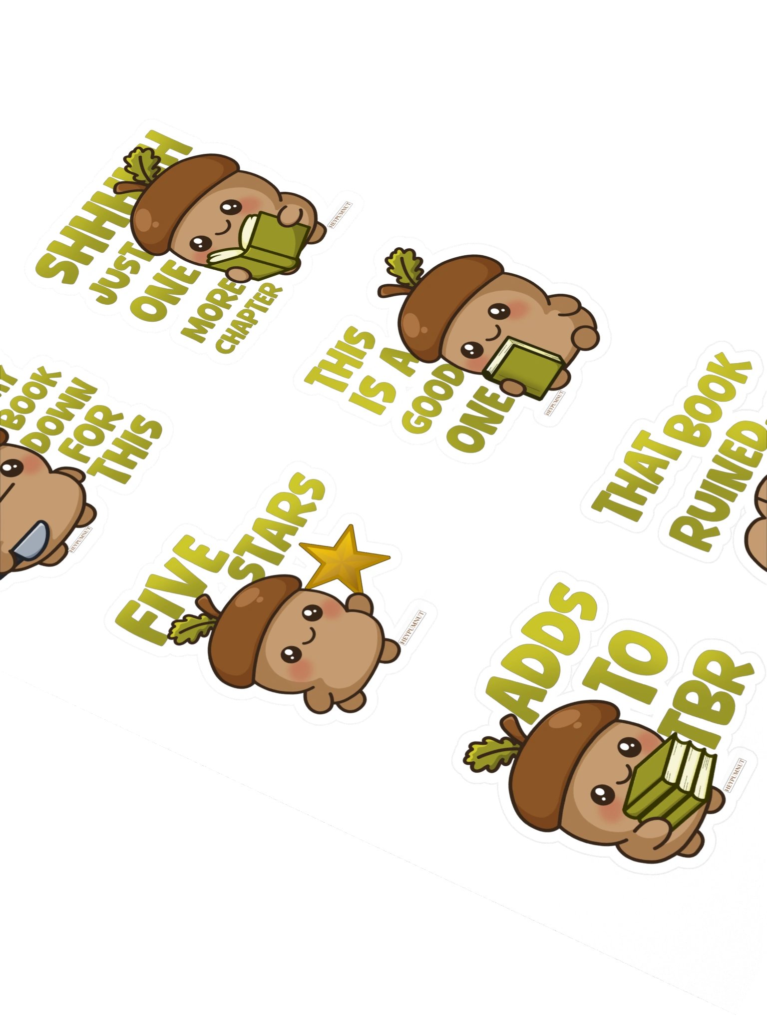 Pummy’s Cozy Bookish Sticker Sheet product image (2)