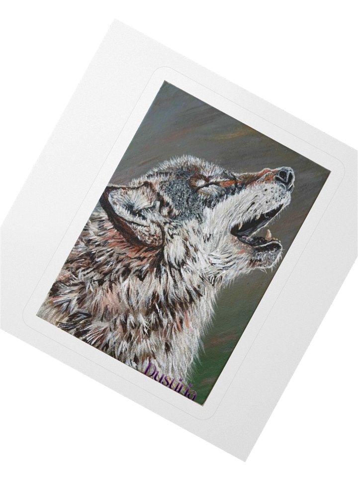 wolf howl sticker product image (5)