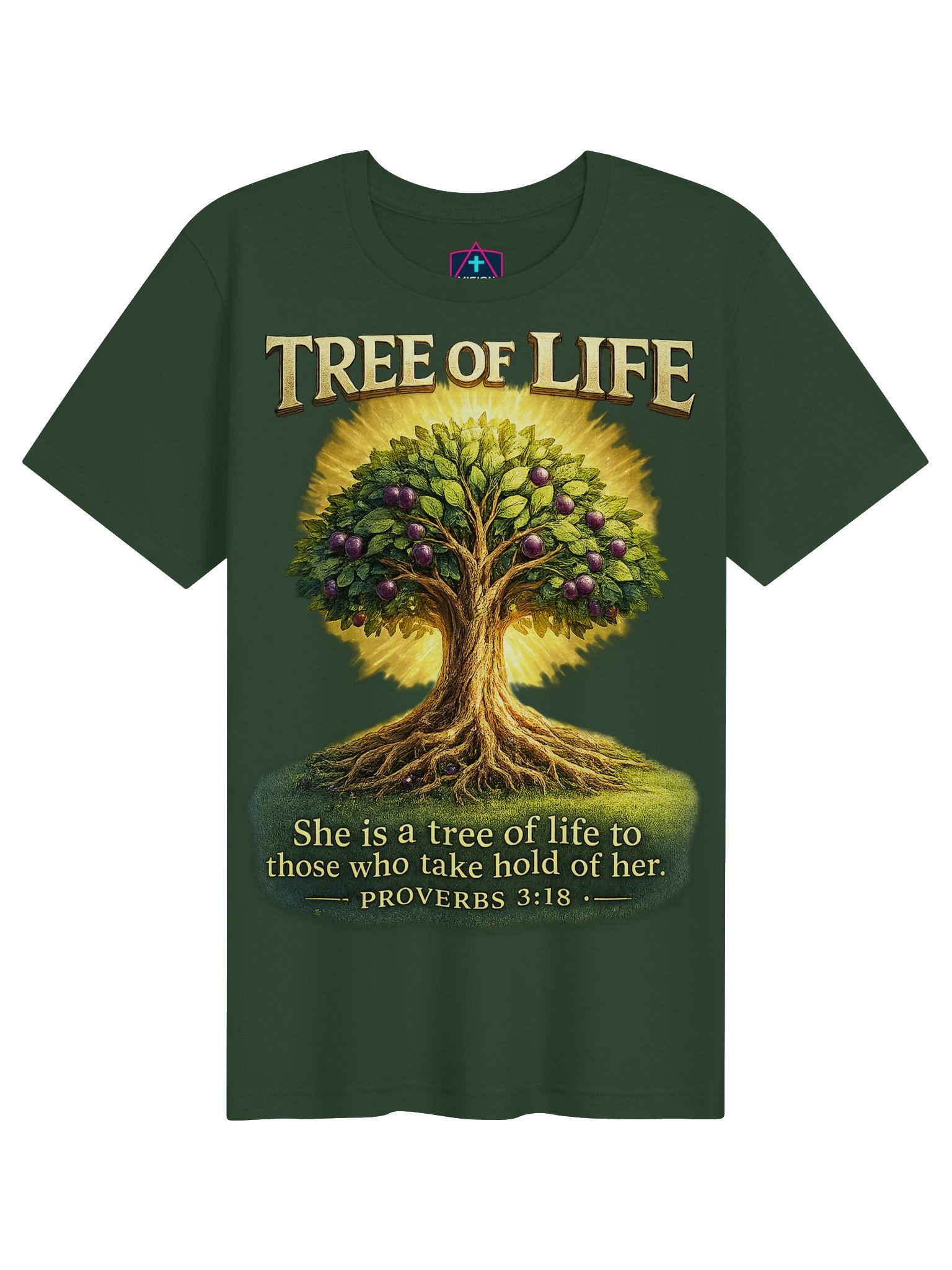 Tree of Life – Unisex Men’s and Women’s Christian Faith Classic Tee product image (12)